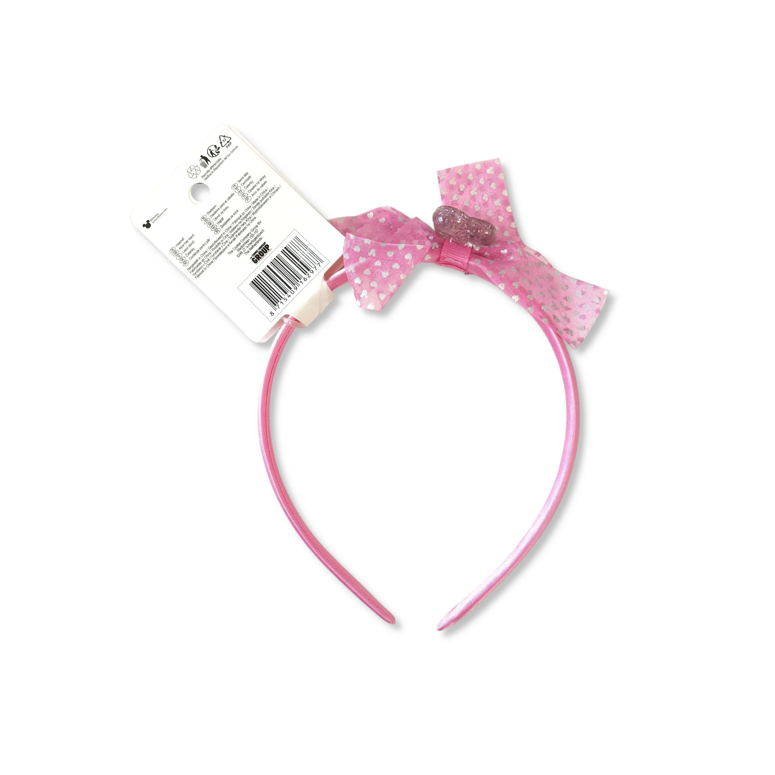 Disney Minnie Mouse Pink Alice Band - Image 3