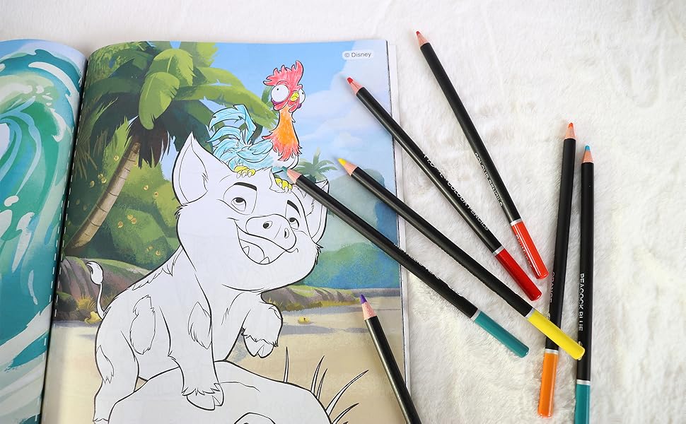 Disney Moana 2 Epic Colouring Book - Image 2
