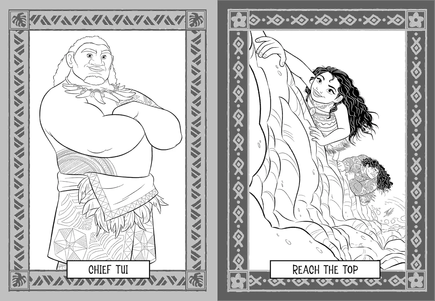 Disney Moana: Super Colouring Book (including 8 felt-tip pens) - Image 3