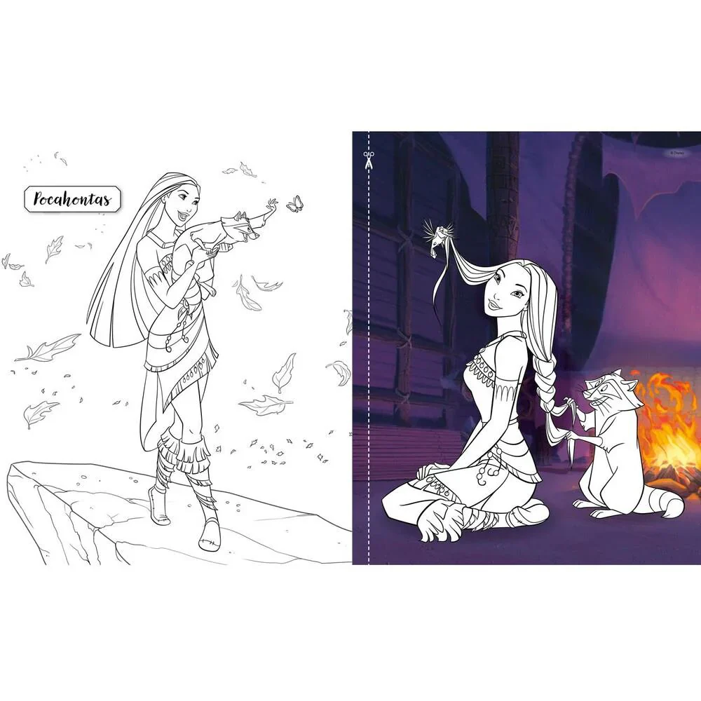 Disney Princess 3-in-1 Colouring Book, 32 Pages - Image 2