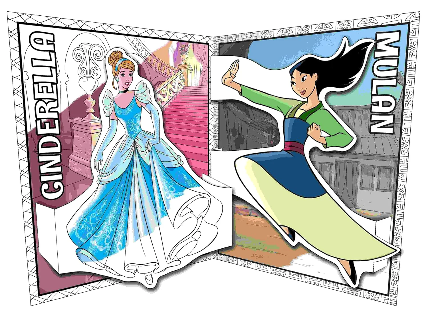 Disney Princess: Colour & Create A 3D Pop Up Princess Book - Image 2