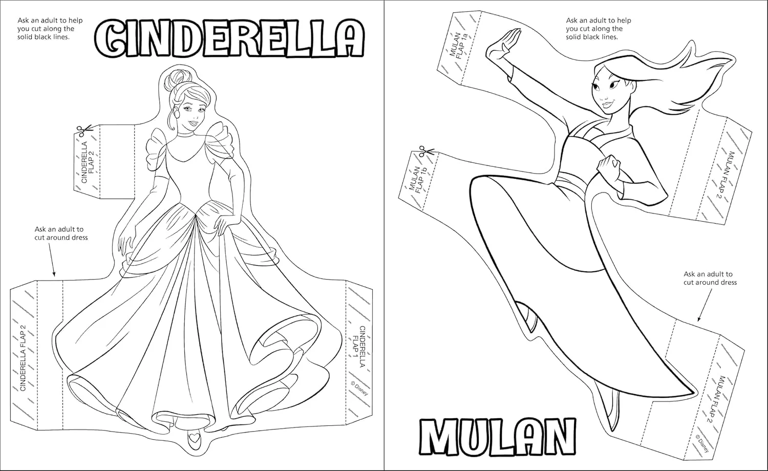 Disney Princess: Colour & Create A 3D Pop Up Princess Book - Image 4