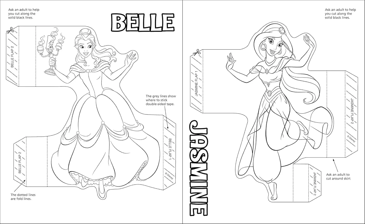 Disney Princess: Colour & Create A 3D Pop Up Princess Book - Image 5