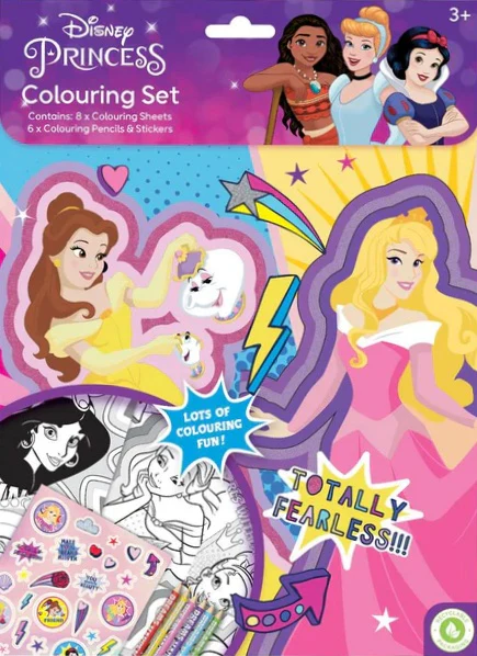 Disney Princess Colouring Set