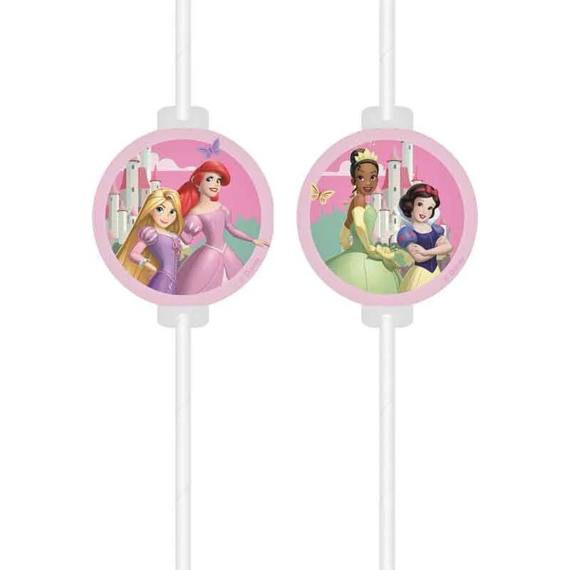 Disney Princess Create Your World Drinking Straws