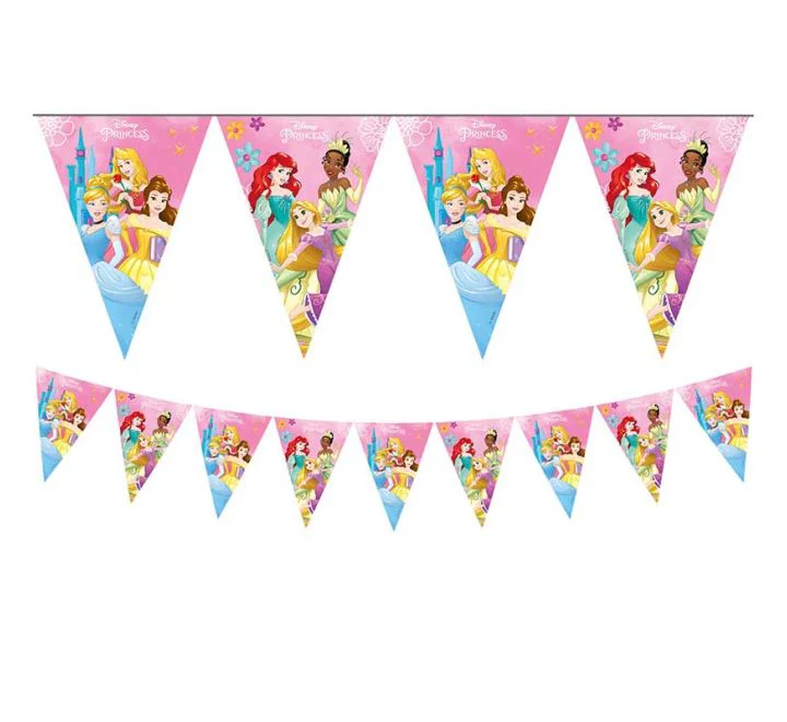 Disney Princess Live Your Story Bunting Birthday Party Bunting  Flag Banner