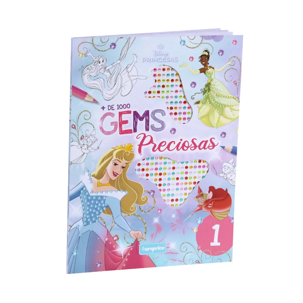 Disney Princess - Precious Gem Decorations & Colouring Book - Image 2