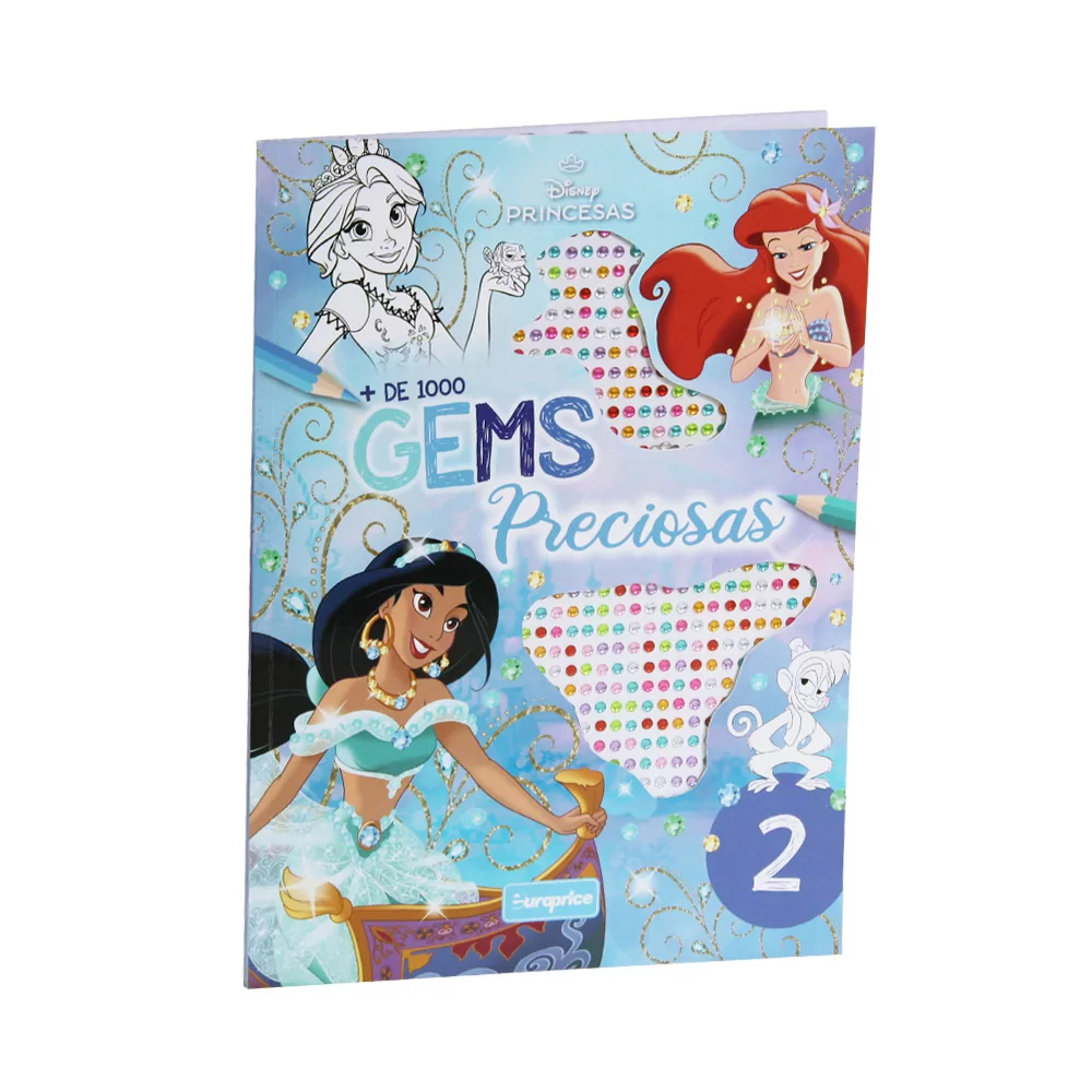 Disney Princess - Precious Gem Decorations & Colouring Book - Image 3