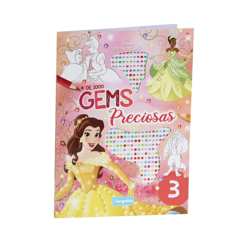 Disney Princess - Precious Gem Decorations & Colouring Book - Image 4