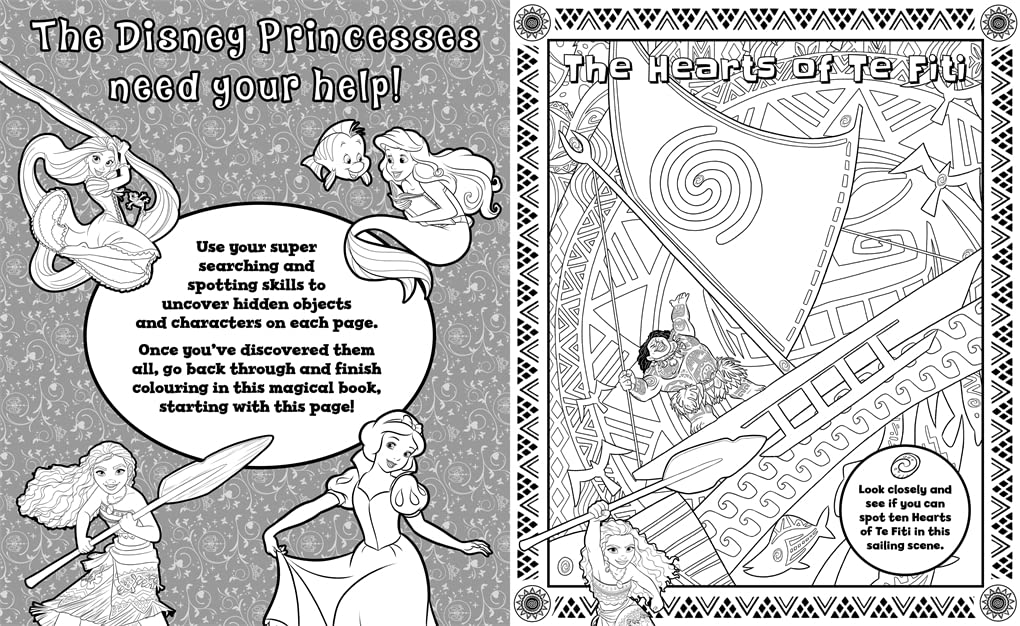Disney Princess: Search & Find Colouring Book - Image 2