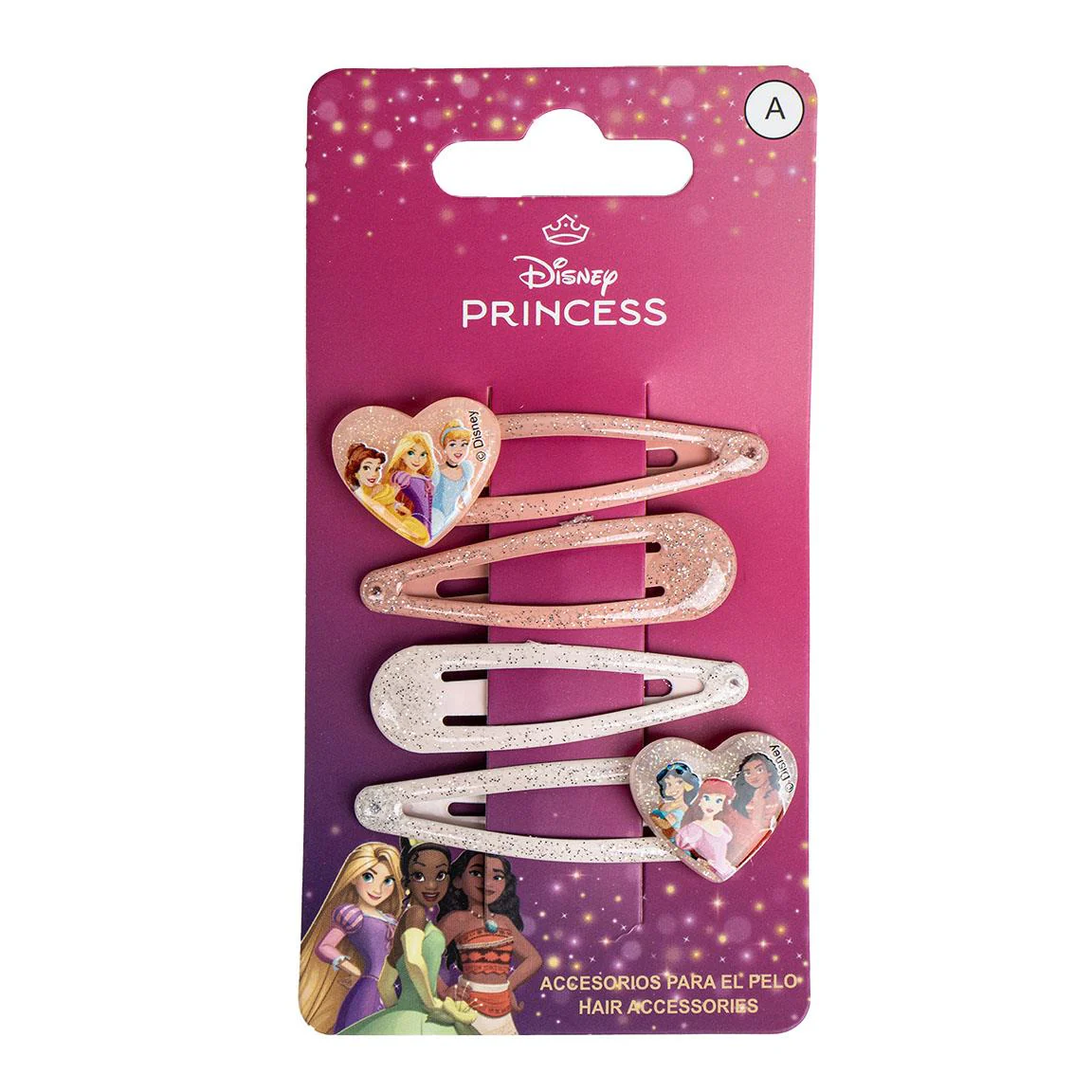 Disney Princess Snap Hair Clips Set