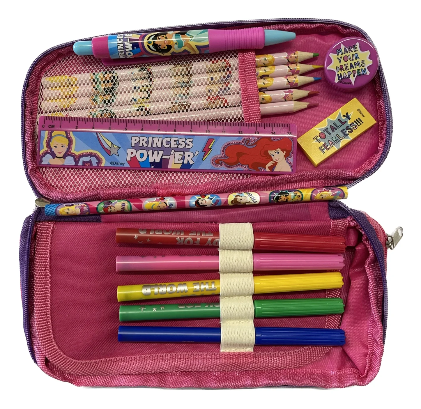 Disney Princess Stationery Filled Pencil Case Set - Image 2