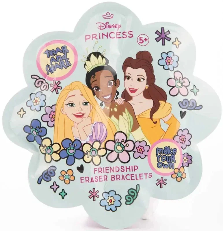 Disney Princess Tear & Share Friendship Eraser Bracelet Making Kit