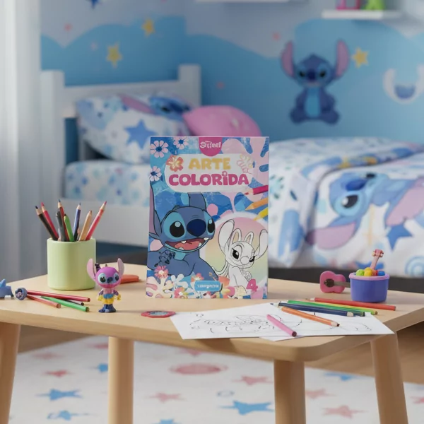 Disney Stitch - Colorful Art Colouring Book - Image 2