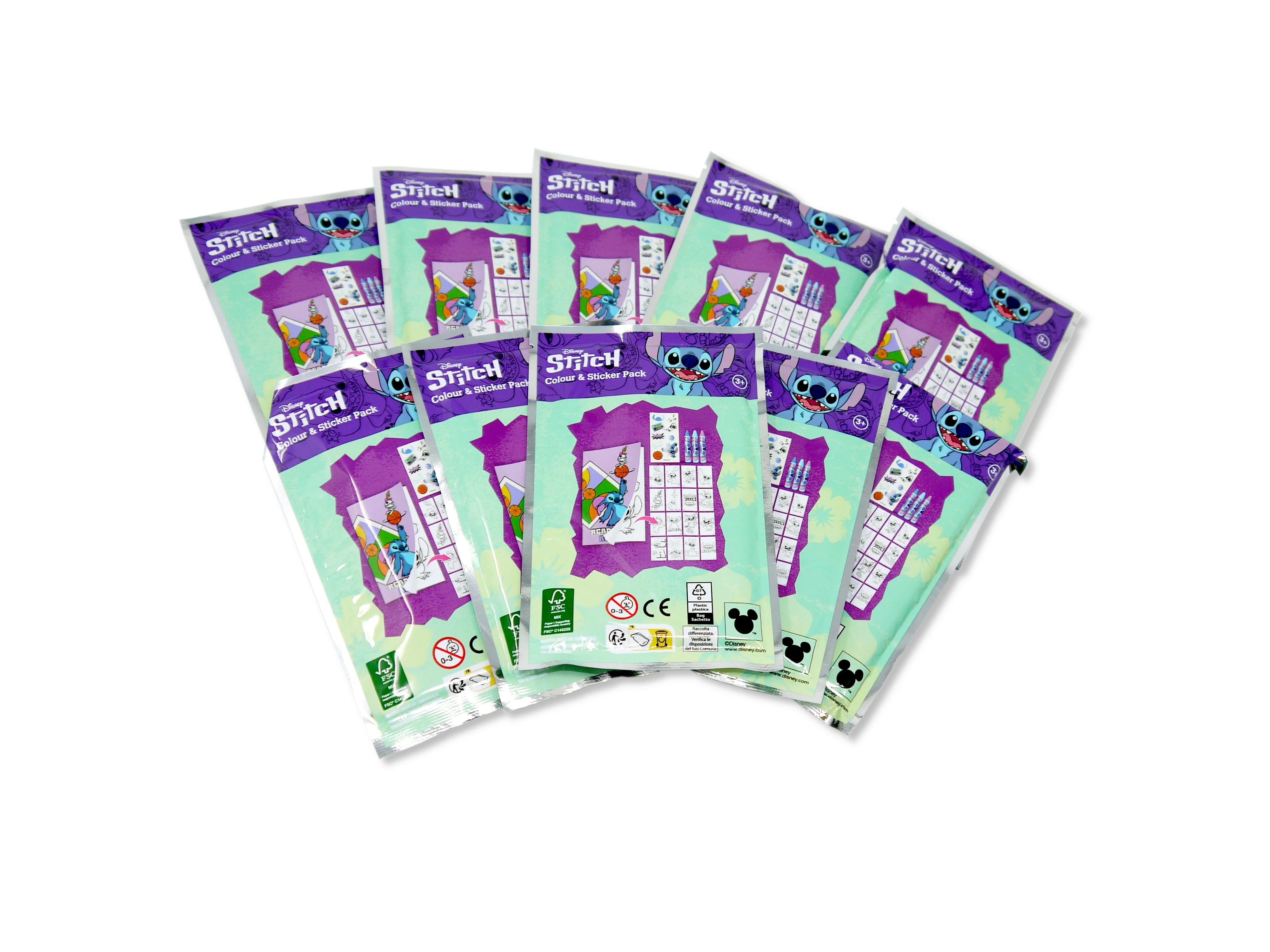 Disney Stitch Colour & Sticker Activity Packs for Party Bags - Image 3