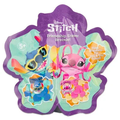 Disney Stitch Tear & Share Friendship  Eraser Bracelet Making Kit