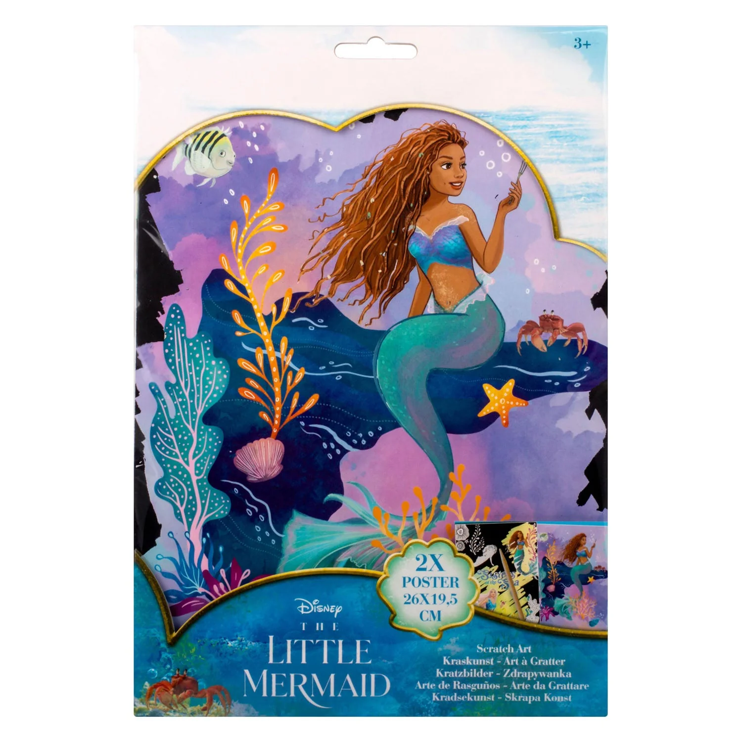 Disney - The Little Mermaid Scratch Art Set