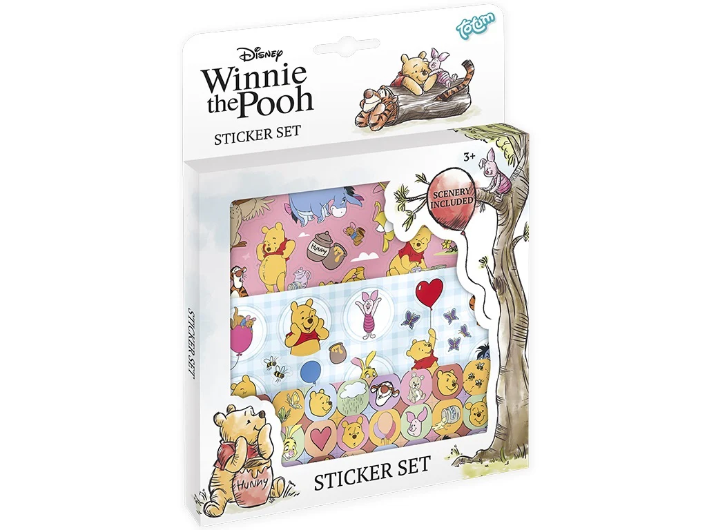 Disney Winnie the Pooh Sticker Scene Set