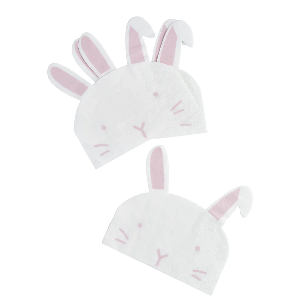 Easter Bunny Paper Napkins (Pack of 16) - Image 2