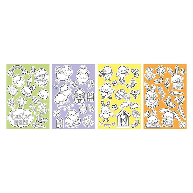 Easter Colour Your Own Sticker Sheets - Image 2