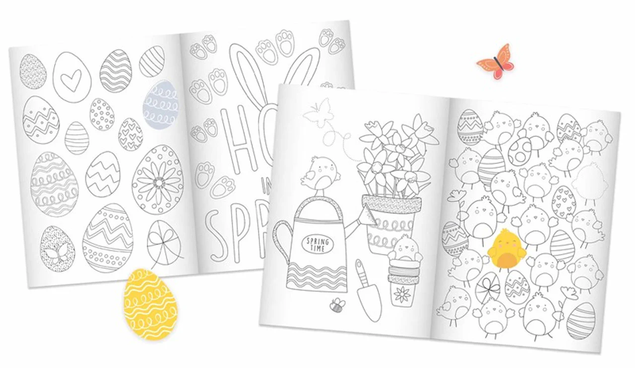 Easter Colouring & Sticker Book - Image 2