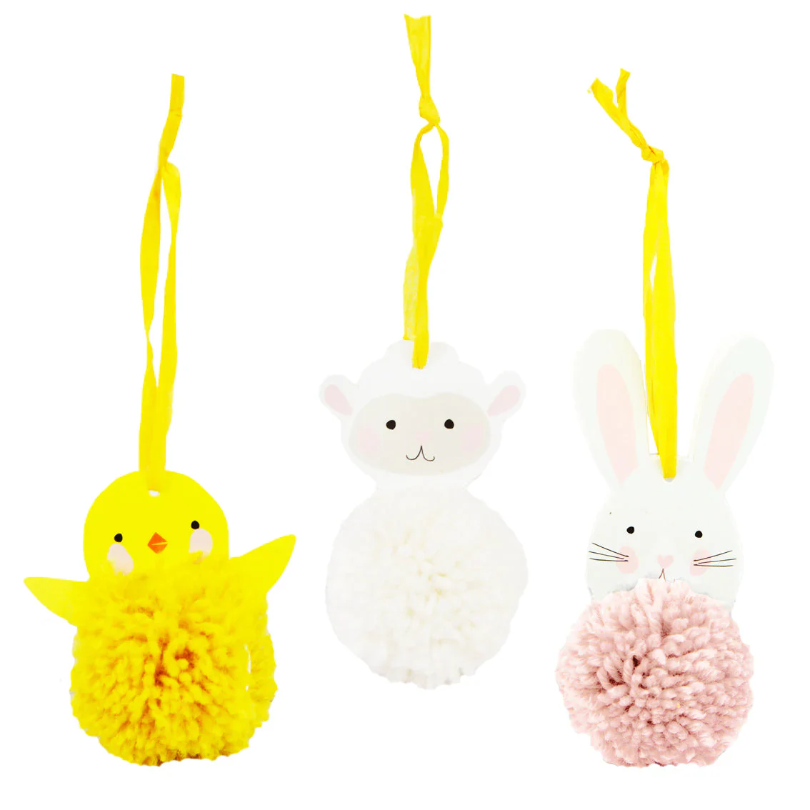 Easter Make Pom Pom Animals Kit - 6 Pack - Image 3