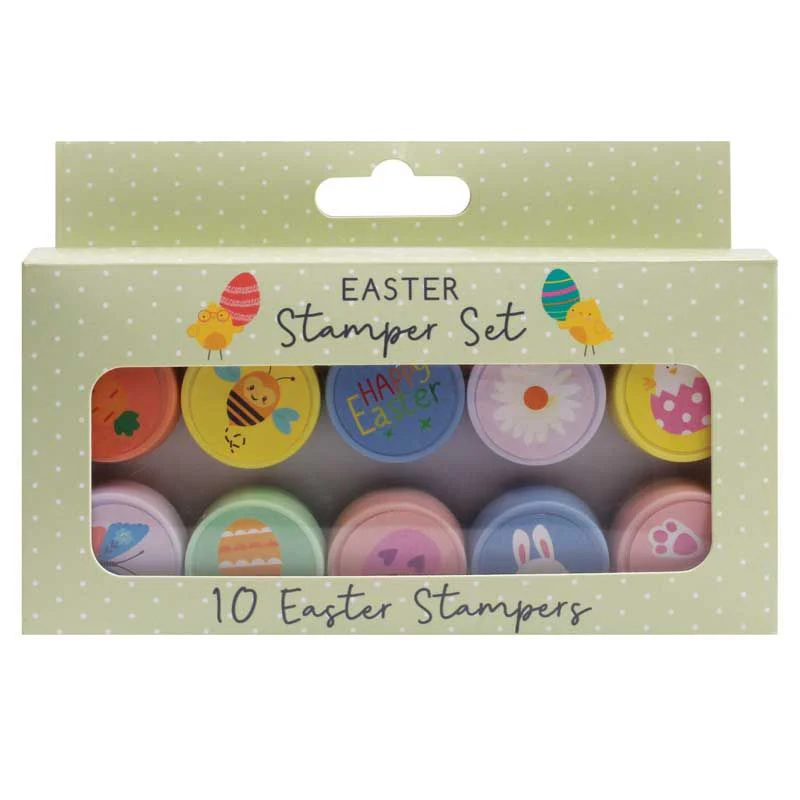 Easter Self Inking  Stamper Set (10 Stampers)