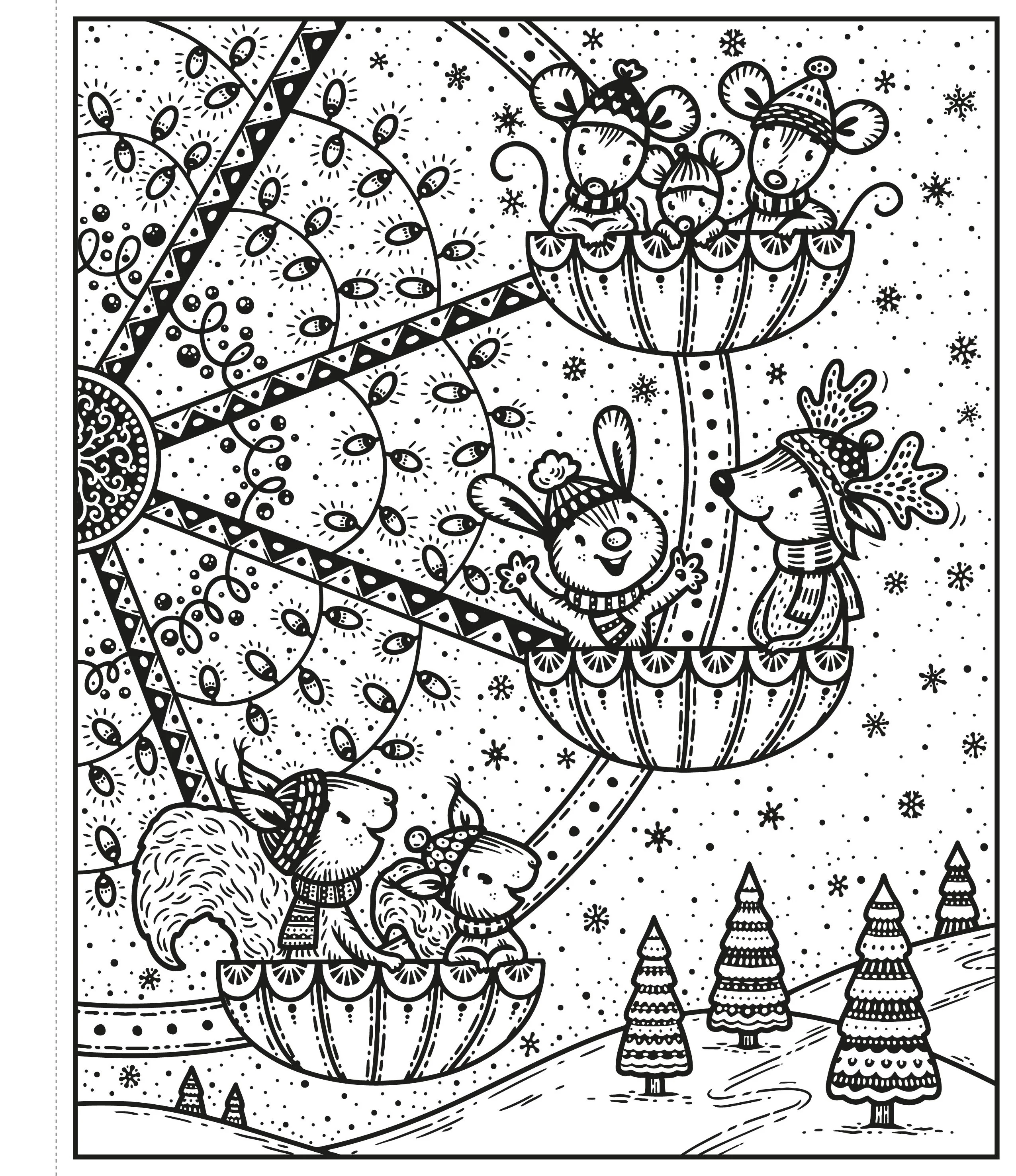 Enchanted Christmas Magic Painting Book - Image 3