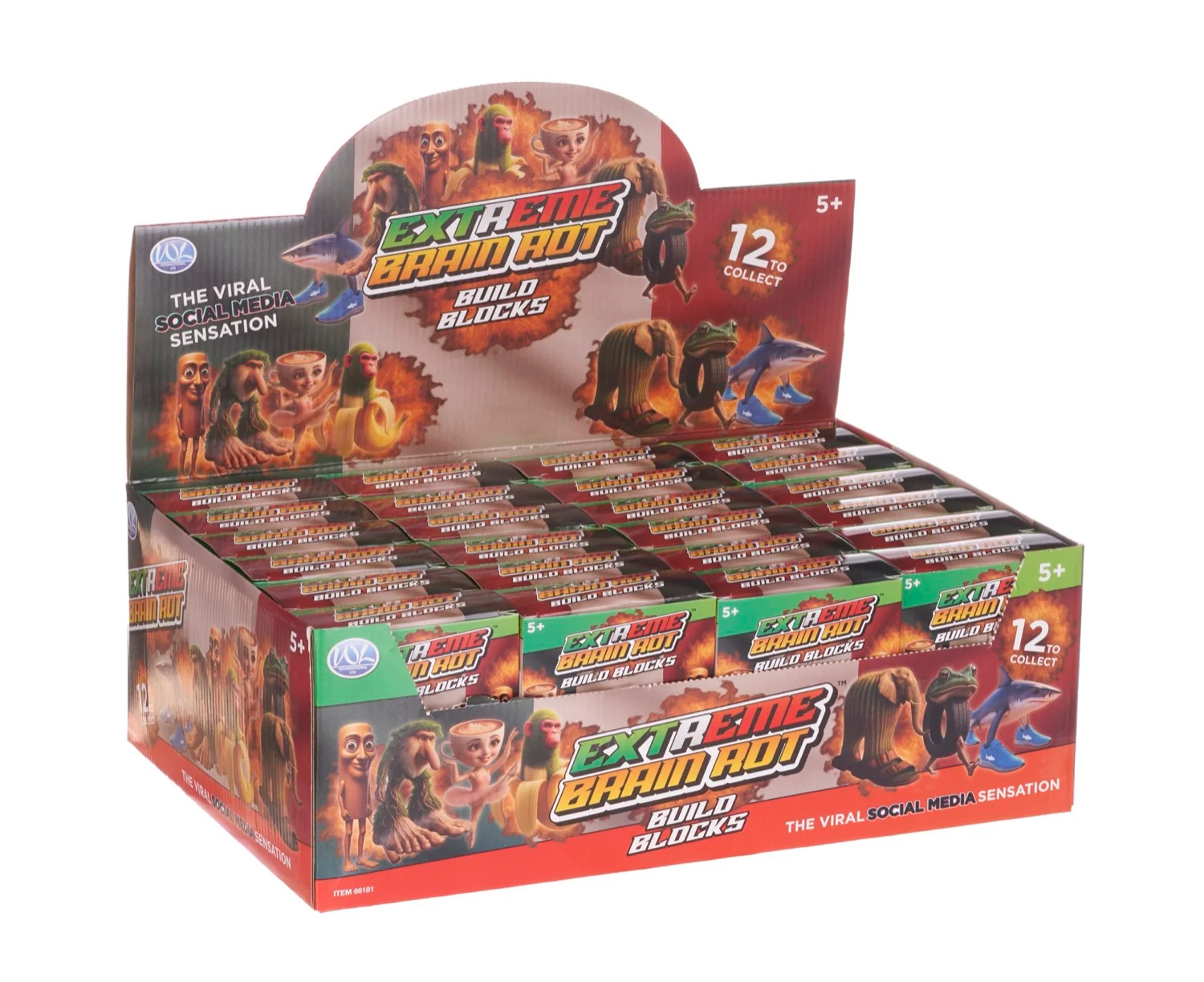 Extreme Brain Rot Building Block Brick Kit - Image 3