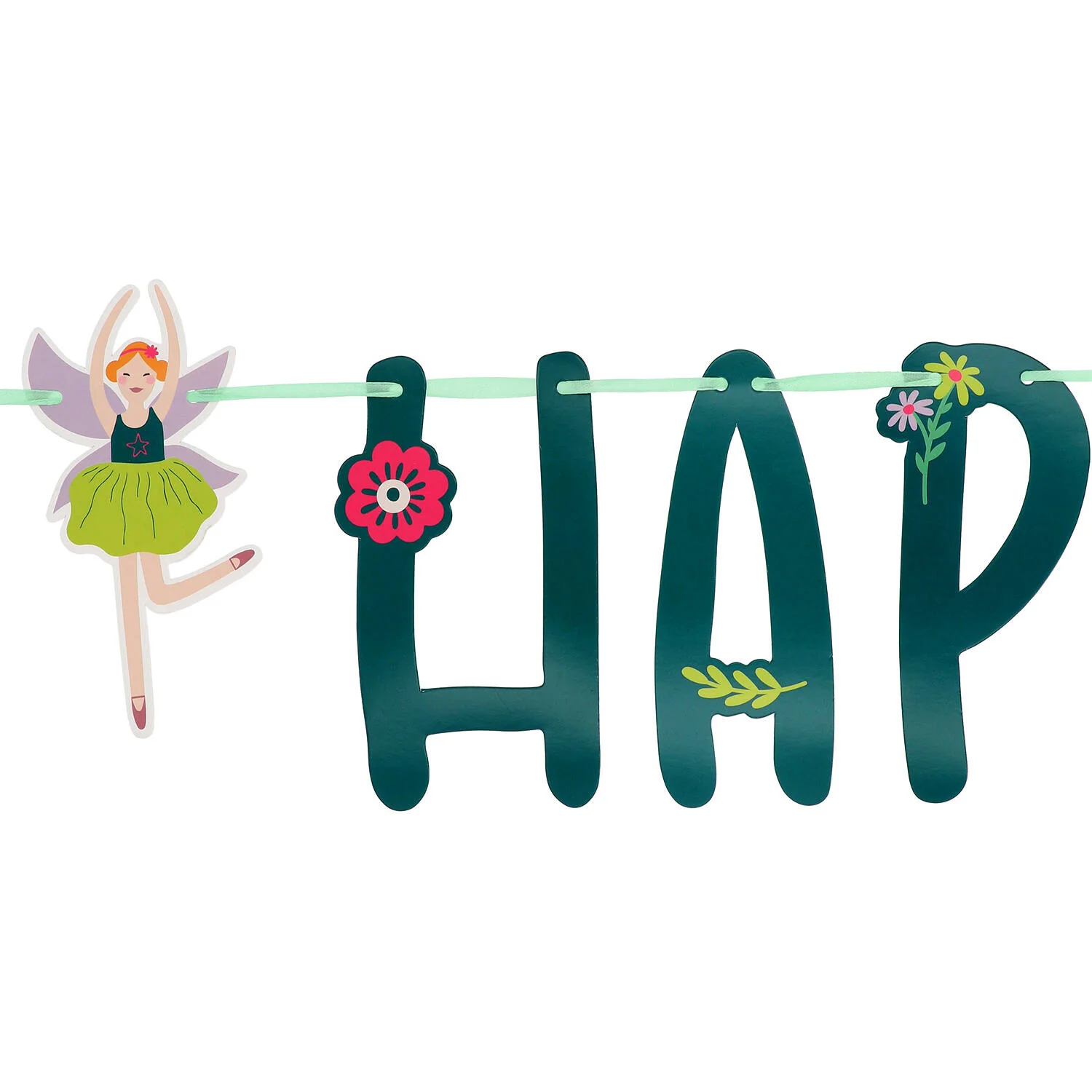 Fabulous Fairy Birthday Party Banner Set (1.5 meters) - Image 2