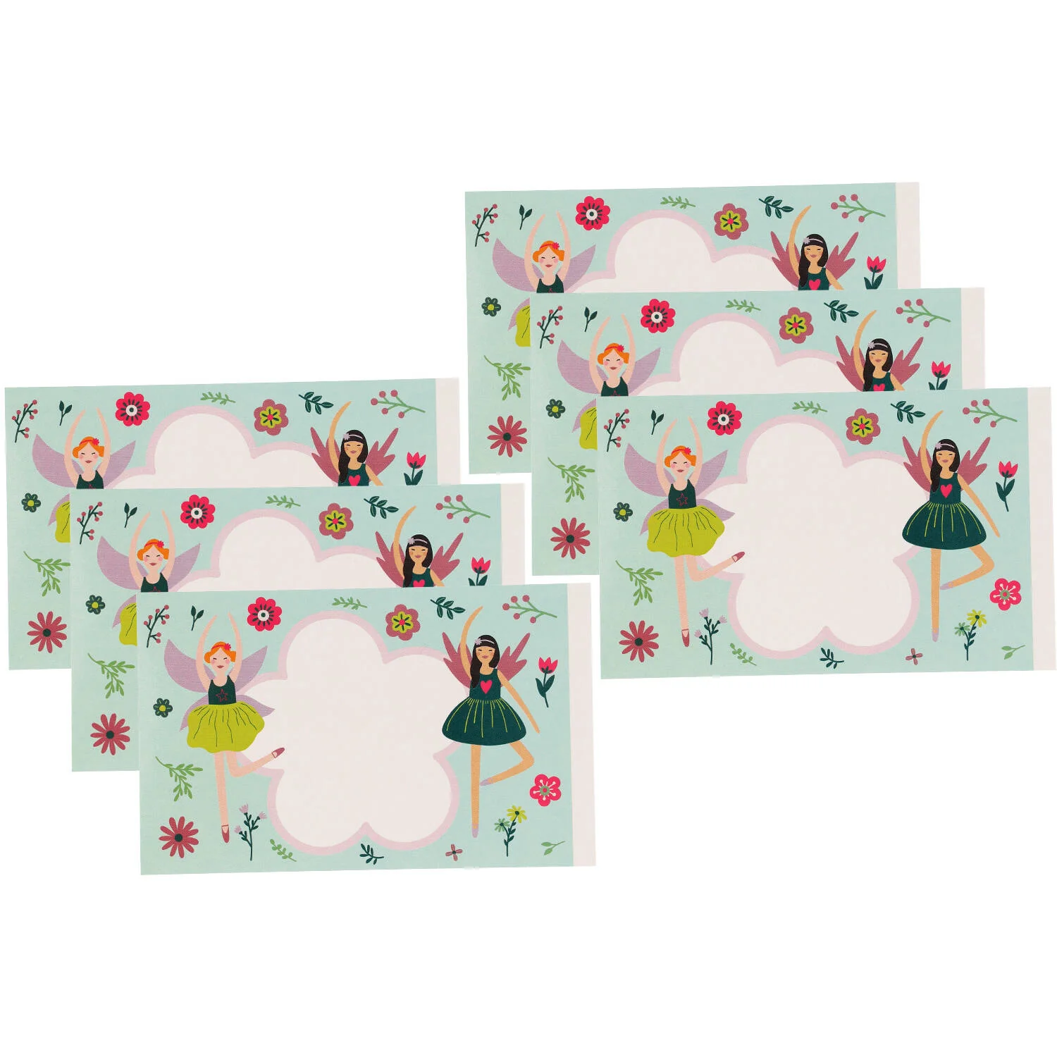 Fabulous Fairy Bubble Tub Party Name Sticker -  (6 pieces)