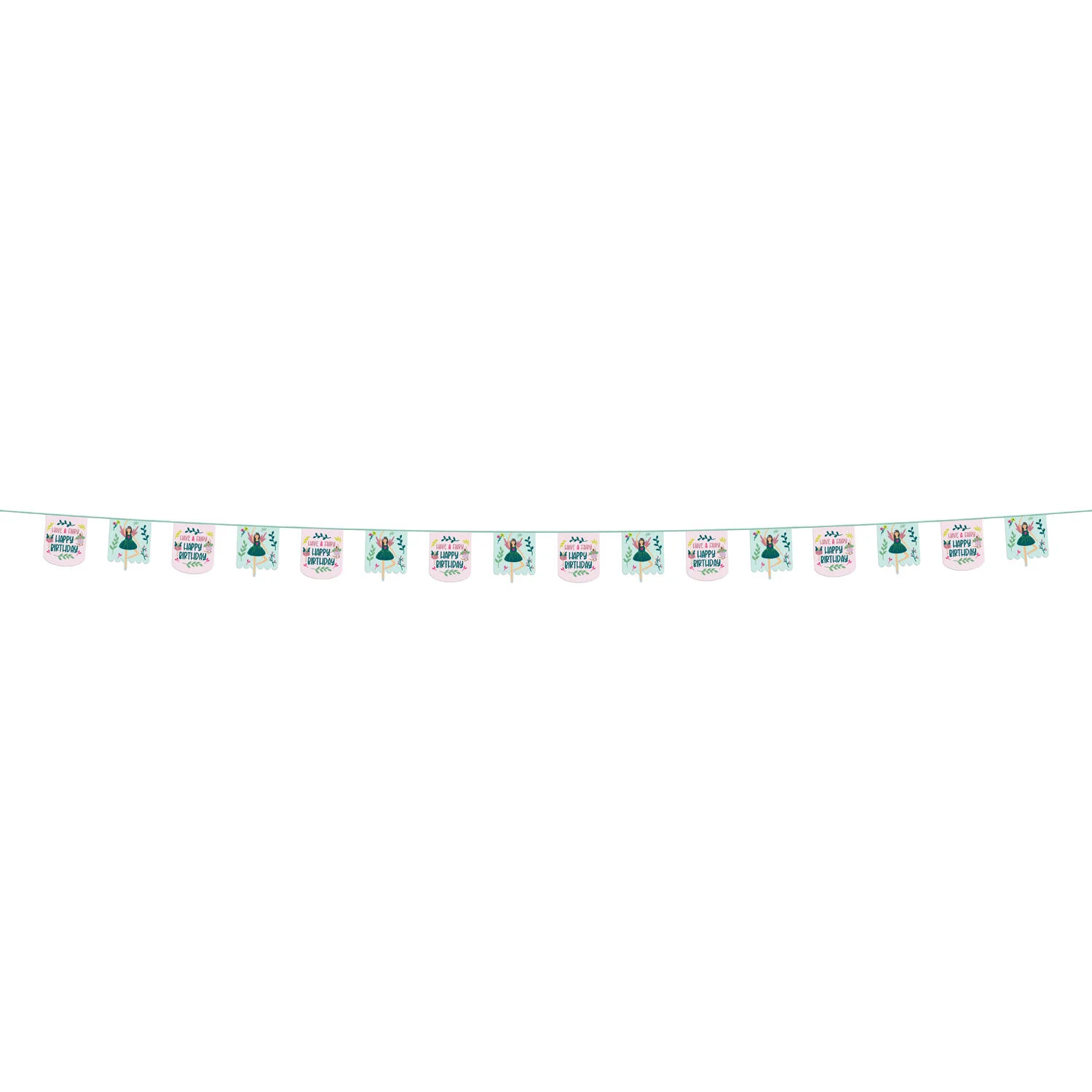 Fabulous Fairy "Happy Birthday" Banner