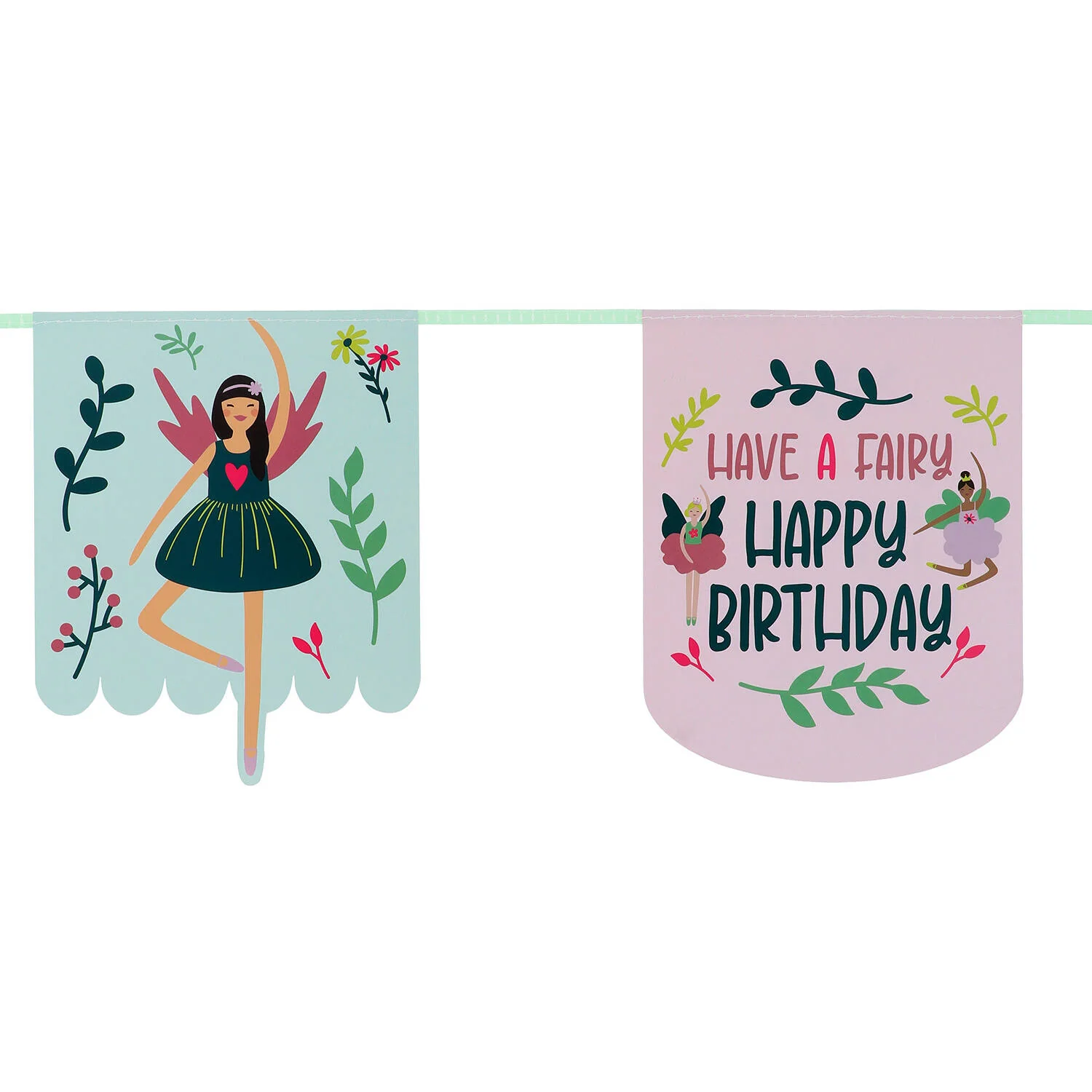 Fabulous Fairy "Happy Birthday" Banner - Image 2