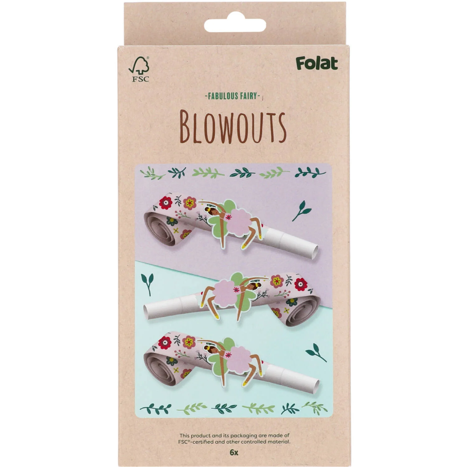 Fabulous Fairy Party Blowouts (6 pieces) - Image 4