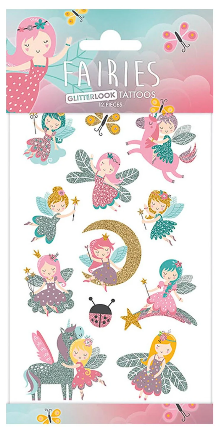 Fairies Children's Temporary Tattoos