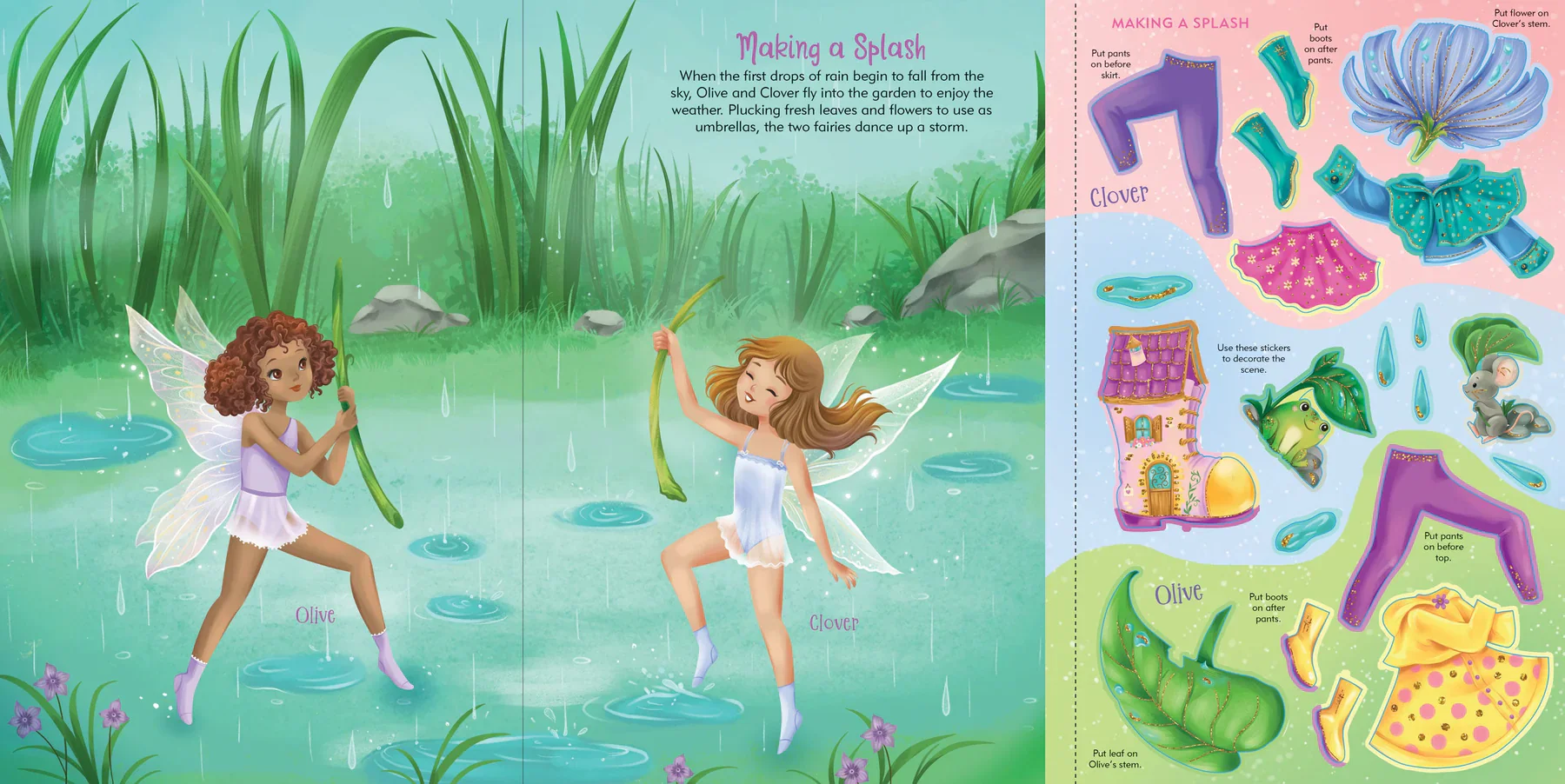 Fairies Dressing Up Sticker Book - Image 3