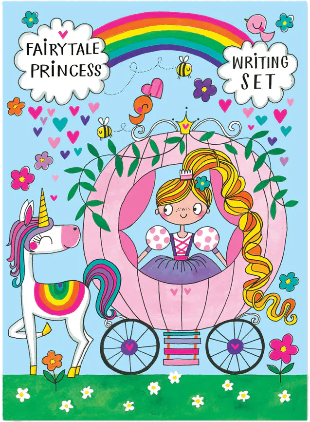 Fairy Tale Princess Writing Set Wallet by Rachel Ellen Designs - Image 3