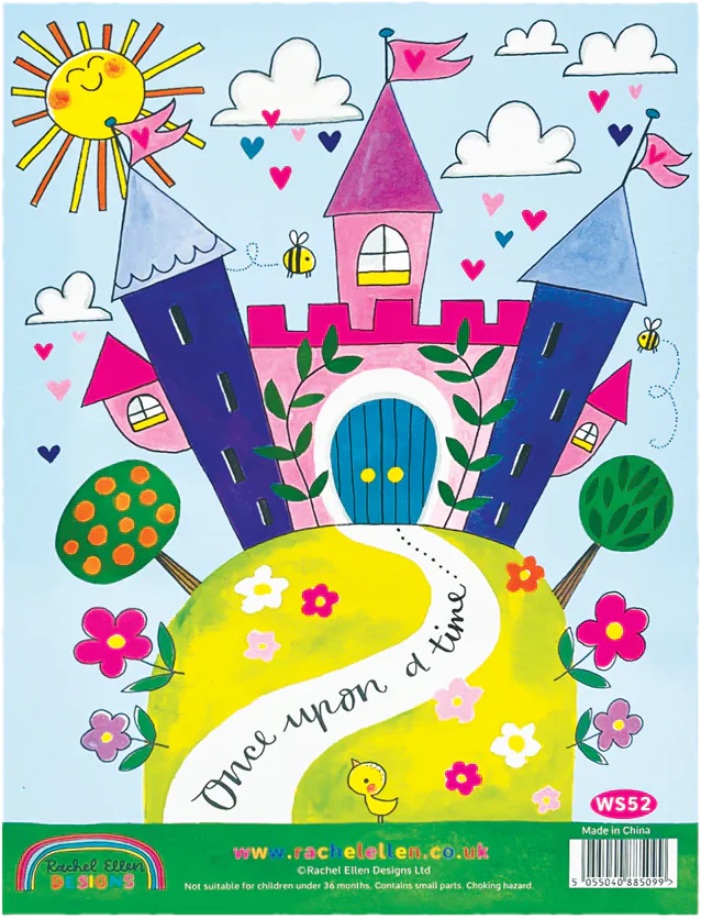 Fairy Tale Princess Writing Set Wallet by Rachel Ellen Designs - Image 4