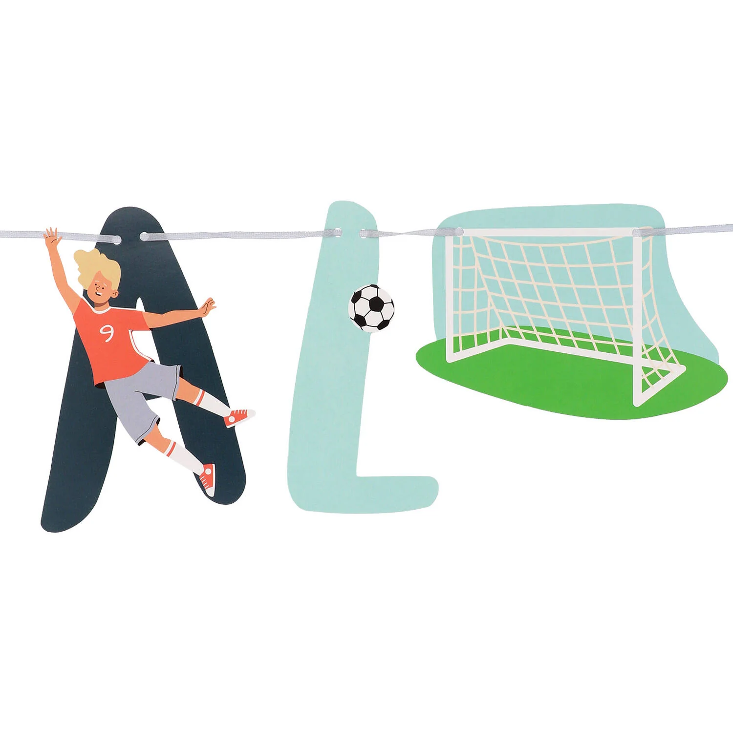 Fantastic Football Birthday Party Banner Set (1.5 meters) - Image 2