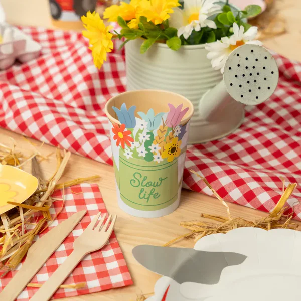 Farm Paper Cups 270 ml (Pack of 6) - Image 5