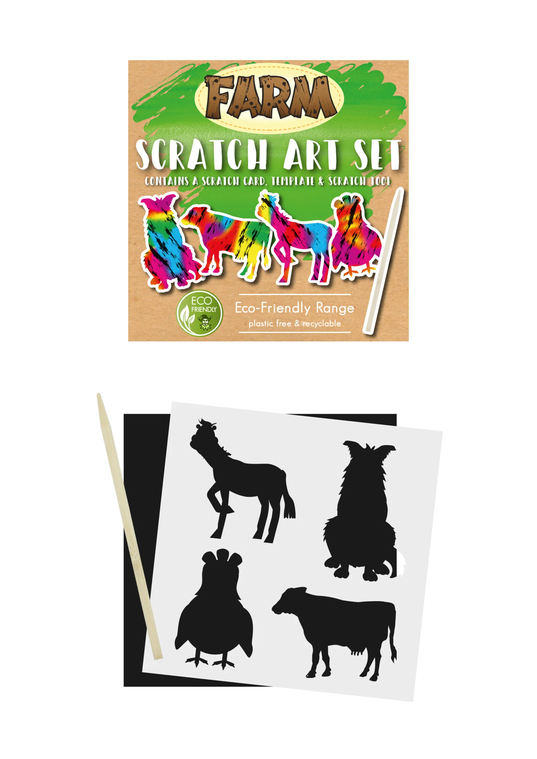 Farm Scratch Art Set - Image 2