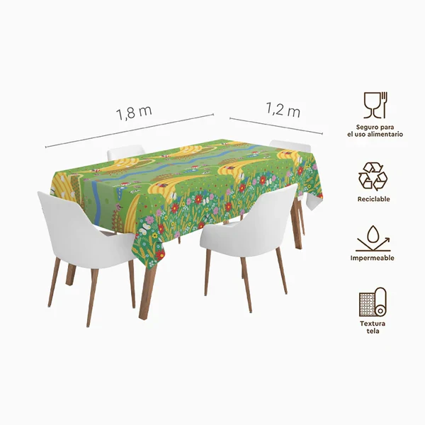 Farm Waterproof Tablecover (180 x 120 cm) - Image 3