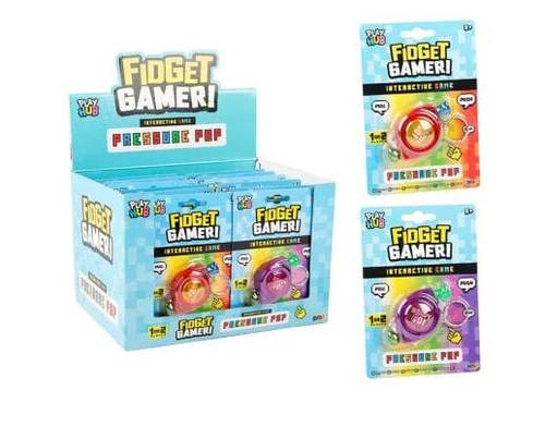 Fidget Gamer Pressure Pop Keyring Game