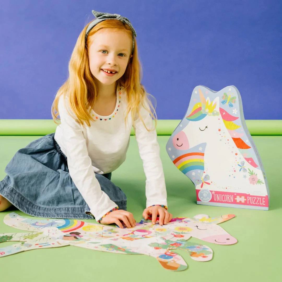 Floss & Rock 40 Piece Rainbow Fairy unicorn Jigsaw Puzzle - Image 3