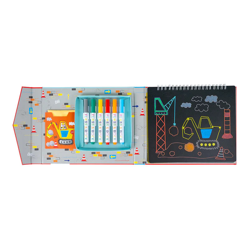 Floss & Rock Construction Chalk Board Sketchbook - Image 3