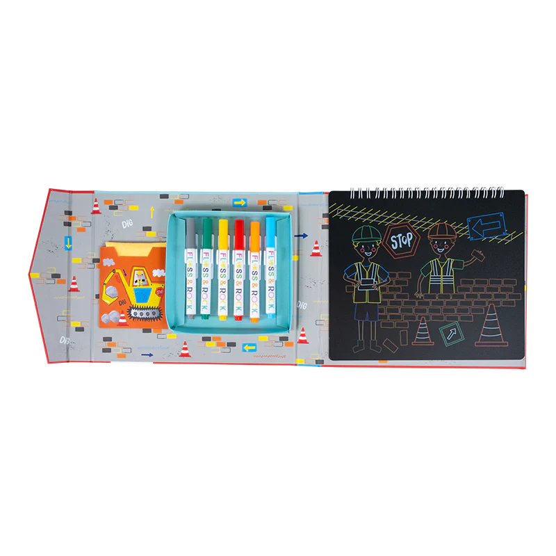 Floss & Rock Construction Chalk Board Sketchbook - Image 4