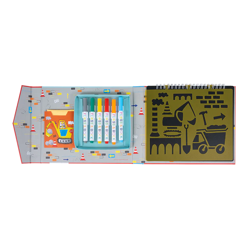 Floss & Rock Construction Chalk Board Sketchbook - Image 5