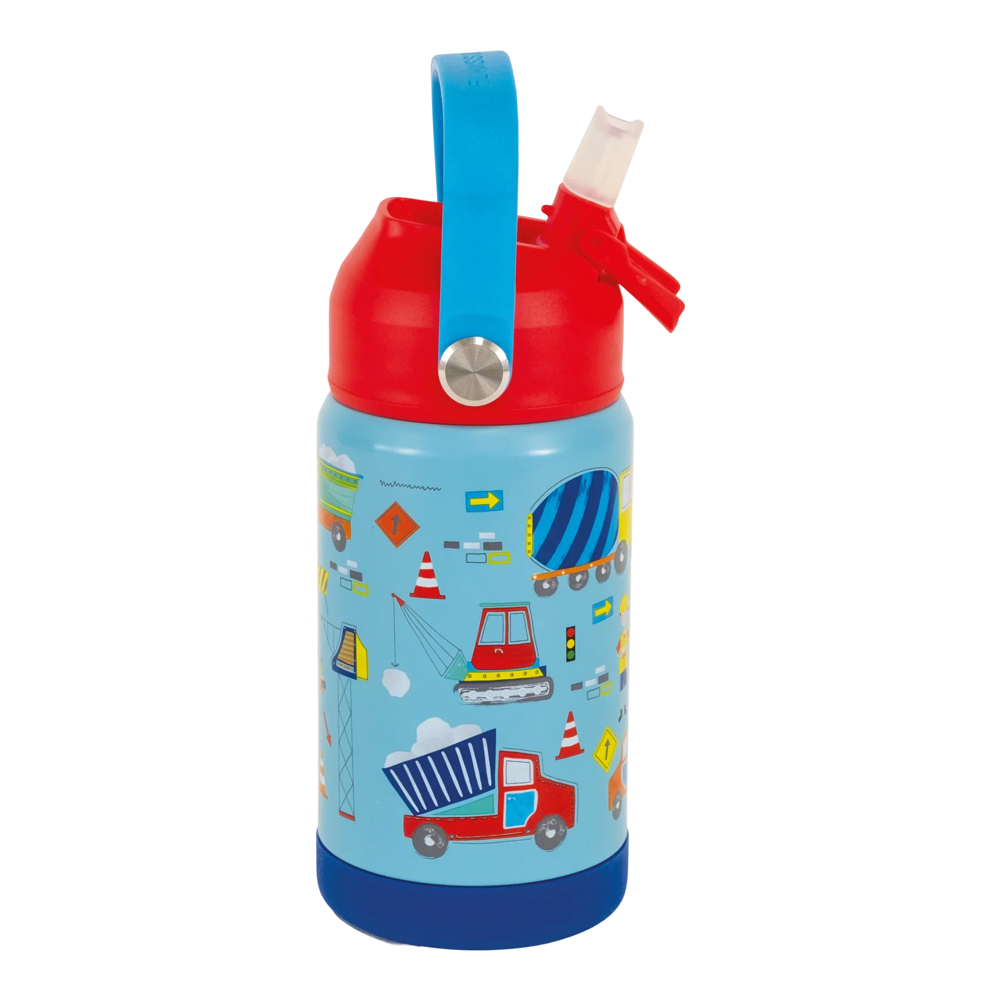 Floss & Rock Construction Theme Stainless Steel Children's Drinks / Water Bottle 14.1 fl oz - Image 3