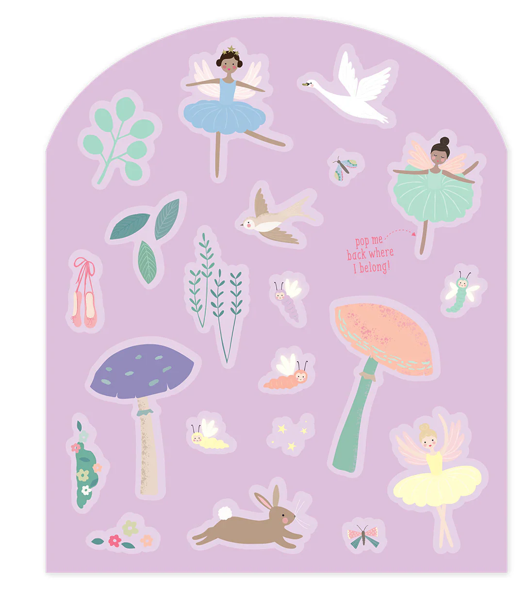 Floss & Rock Enchanted Scenes Stick & Play Book with reusable stickers - Image 5