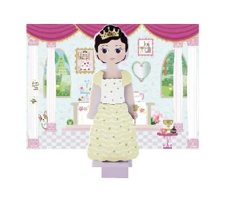 Floss & Rock Wooden Magnetic Dress Up Doll - Charlotte - Image 3